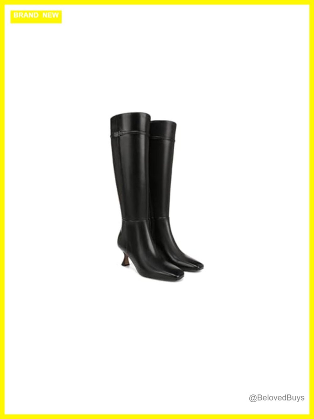 Sam Edelman Lyla Platform Pump Leather Kitten Heel Knee High Boot